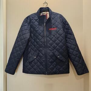 CF200 Petersen Brooks Brothers Navy Quilted Jacket Size XL